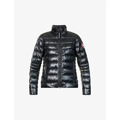 Canada Goose Womens  Cypress High-neck Polyamide Jacket In Black