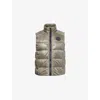 Canada Goose Womens Smokey Sage Cypress Logo-patch Padded Shell-down Vest In Smokey Sage