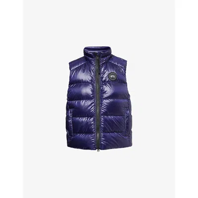 Canada Goose Womens Future Dusk Cypress Quilted Shell-down Vest In Blue