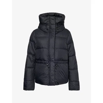Canada Goose Womens  Montgomery Hooded Down Jacket In Blue