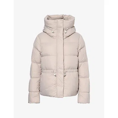 Canada Goose Womens  Montgomery Hooded Down Jacket In Neutral