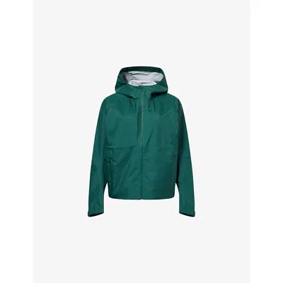 Canada Goose Womens Glade Green Horizon Rain Hooded Jacket Xs