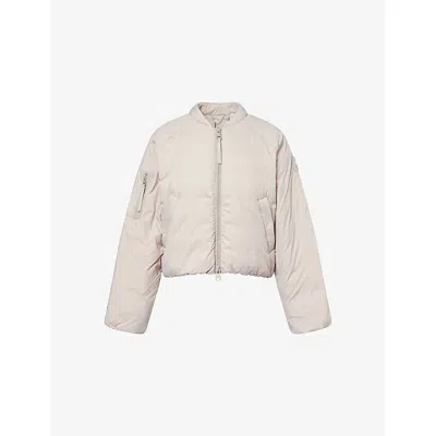 CANADA GOOSE WOMENS LIMESTONE - CALCAIRE ELBA CROPPED SHELL-DOWN JACKET