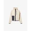 Canada Goose Womens Light Tan-tan Clair Simcoe Fleece Wool-blend Jacket Xs In Neutral
