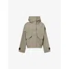 Canada Goose Womens Smokey Sage-sauge Fumee Tofino Hooded Stretch-woven Jacket In Green