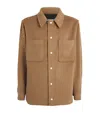 Canada Goose Wool Balas Overshirt In Beige