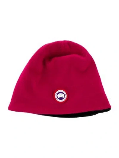 Pre-owned Canada Goose Wool Beanie  W/tags In Pink