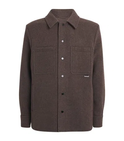 Canada Goose Wool-blend Atkinson Overshirt In Brown