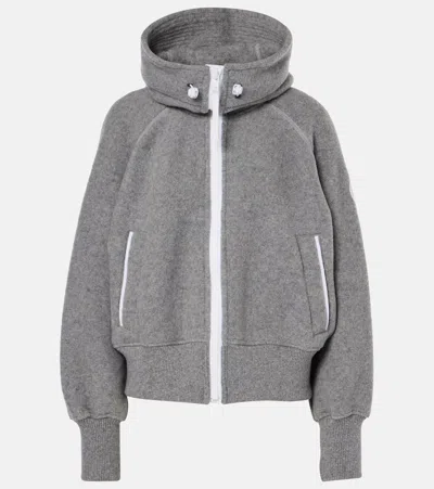 Canada Goose Chilliwack Hooded Fleece Jacket In Grey