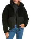 Canada Goose Elora Quilted Shell And Fleece Jacket In Black