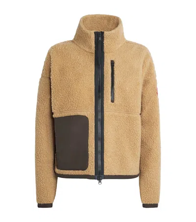 Canada Goose Wool-blend Fleece Simcoe Jacket In Neutral