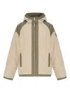 Canada Goose Wool Blend Reversible Bomber Jacket In Green