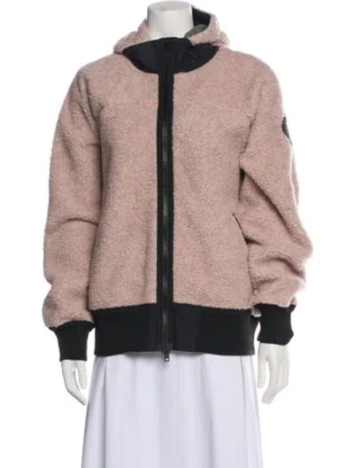 Pre-owned Canada Goose Wool Bomber Jacket