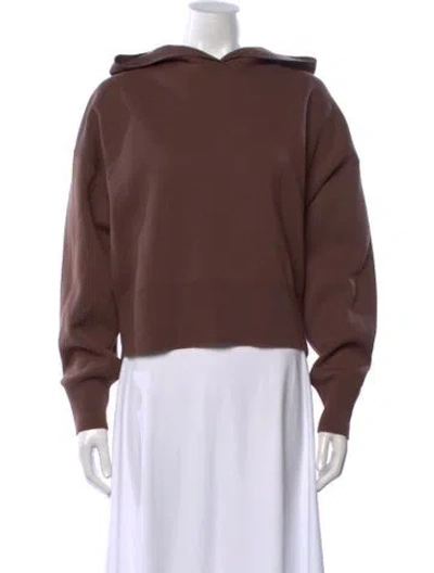 Pre-owned Canada Goose Wool Crew Neck Sweater In Brown