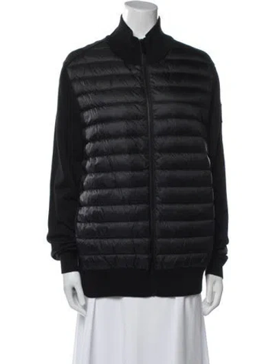 Pre-owned Canada Goose Wool Down Jacket In Black