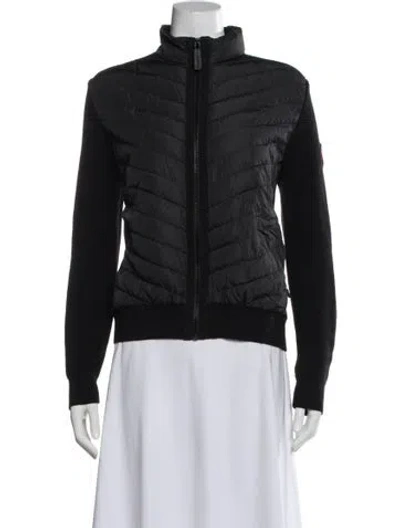 Pre-owned Canada Goose Wool Down Jacket In Black