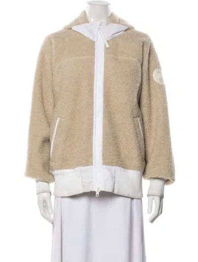 Pre-owned Canada Goose Wool Down Jacket In Neutral