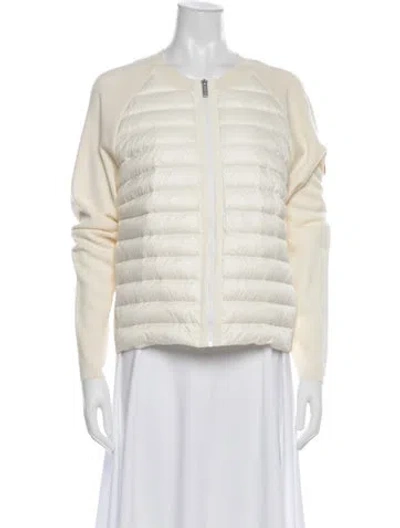 Pre-owned Canada Goose Wool Down Jacket In Neutral