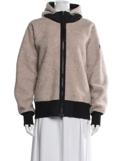 Pre-owned Canada Goose Wool Down Jacket In Neutral