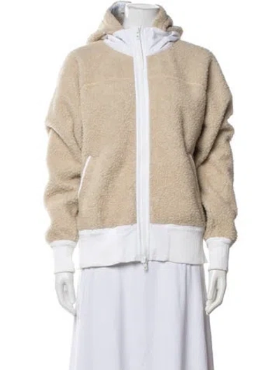 Pre-owned Canada Goose Wool Down Jacket In Neutrals