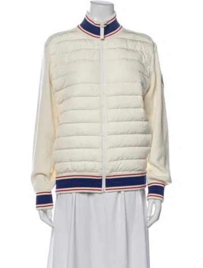 Pre-owned Canada Goose Wool Down Jacket W/ Tags In Neutrals