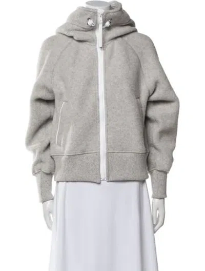 Pre-owned Canada Goose Wool Jacket In Gray