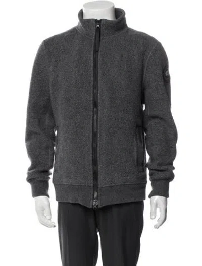 Pre-owned Canada Goose Wool Jacket In Grey