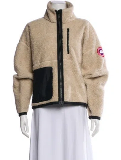 Pre-owned Canada Goose Wool Jacket In Neutral