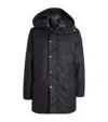 Canada Goose Wool Langford Parka Jacket In Navy