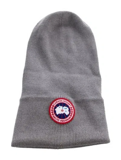 Pre-owned Canada Goose Wool Slouchy Beanie In Multi