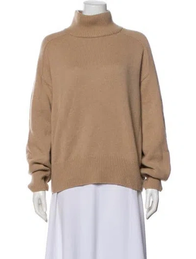 Pre-owned Canada Goose Wool Turtleneck Sweater In Neutral