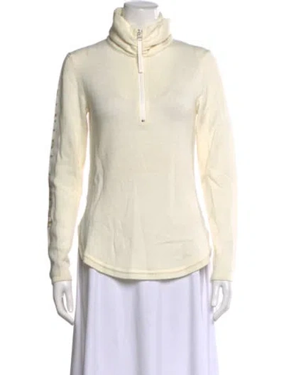 Pre-owned Canada Goose Wool Turtleneck Sweater In Neutral