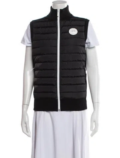 Pre-owned Canada Goose Wool Vest W/ Tags In Black