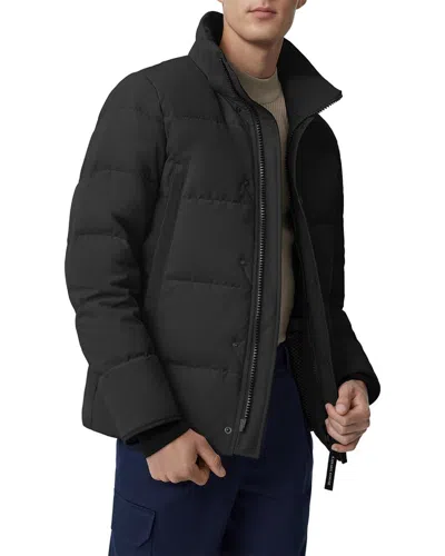 Canada Goose Wyndham No Fur Parka In Black