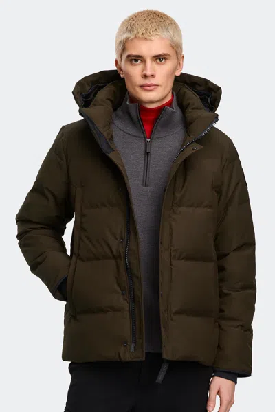 Canada Goose Wyndham Parka Black Disc In Brown