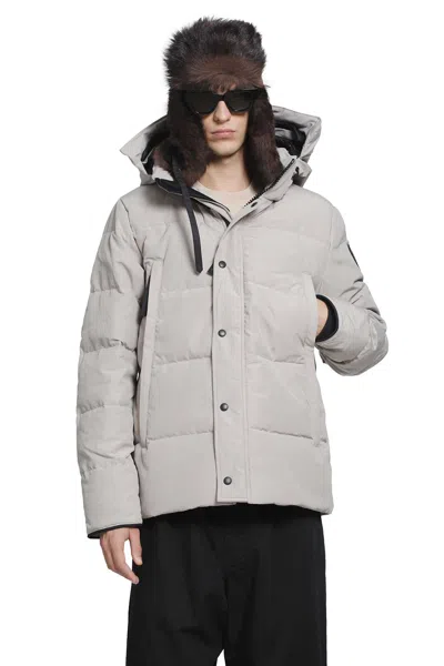 Canada Goose Wyndham Parka Black Label In Gray