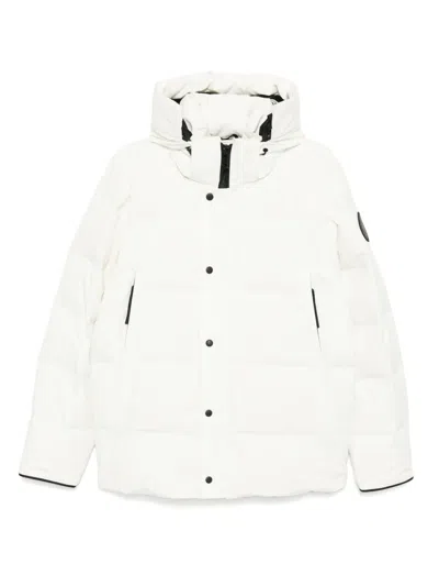 Canada Goose Wyndham Parka Black Label Jacket In White