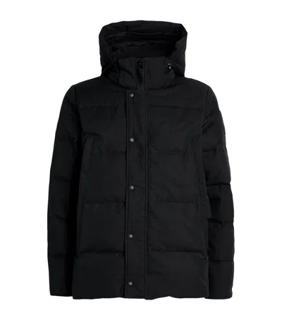 Canada Goose Wyndham Parka Jacket In Black