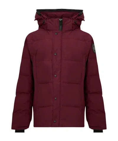 Canada Goose Wyndham  Water Resistant Duck Down Slim Fit Parka In Burgundy