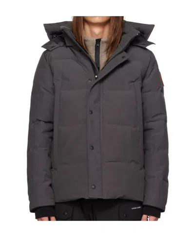 Canada Goose Wyndham Zipper Down Jacket In Black