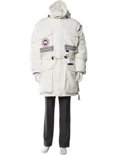 Pre-owned Canada Goose X Angel Chen Graphic Print Parka In White