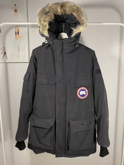 Pre-owned Canada Goose X Made In Canada Canada Goose Expedition Parka In Navy