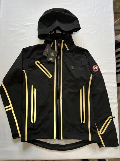 Pre-owned Canada Goose X Nocta Ovo X Canada Goose Timber Shell Jacket Reflective Gold In Black