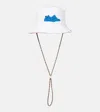 Canada Goose White Paola Pivi Edition Bucket Hat In White