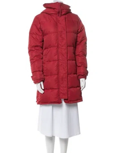 Pre-owned Canada Goose X Reformation Down Jacket In Red