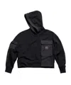 Canada Goose Black Yates Hoodie In Black