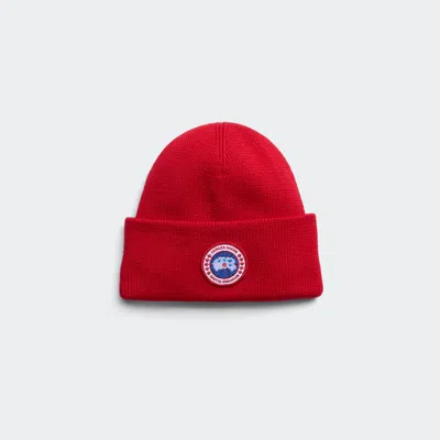 Canada Goose Youth Arctic Toque In Red
