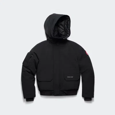 Canada Goose Youth Chilliwack Bomber In Black