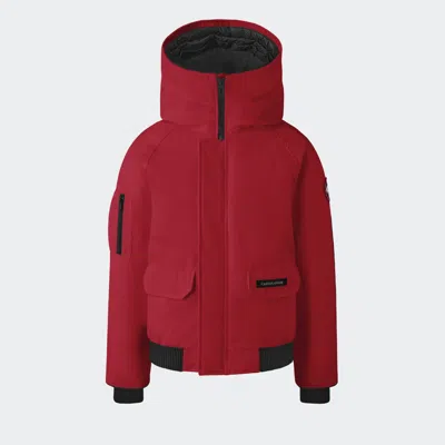 Canada Goose Youth Chilliwack Bomber In Red