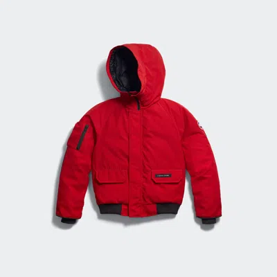 Canada Goose Youth Chilliwack Bomber In Red